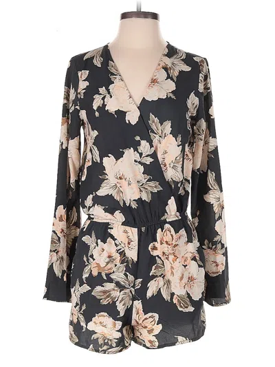 Pre-owned Lulus Romper In Black