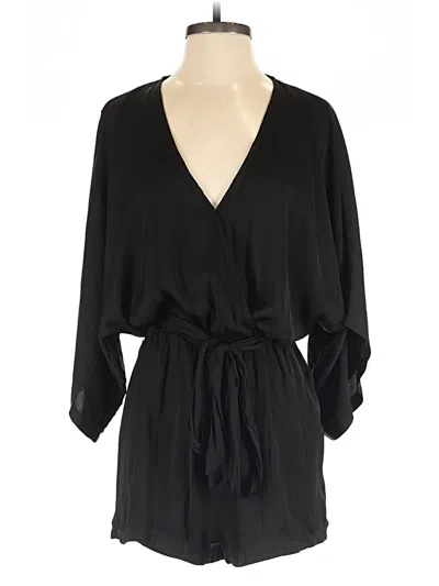 Pre-owned Lulus Romper In Black