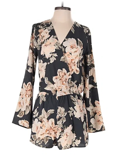 Pre-owned Lulus Romper In Black