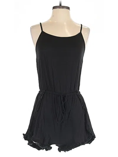 Pre-owned Lulus Romper In Black