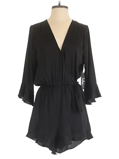 Pre-owned Lulus Romper In Black