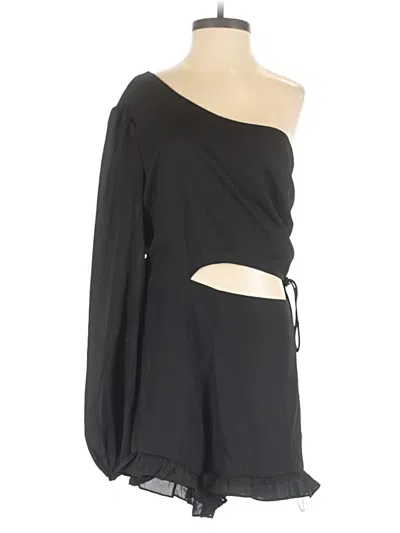 Pre-owned Lulus Romper In Black