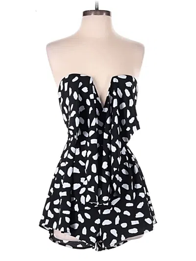 Pre-owned Lulus Romper In Black