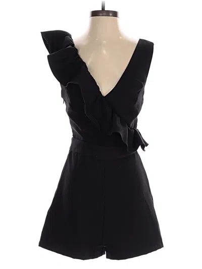 Pre-owned Lulus Romper In Black