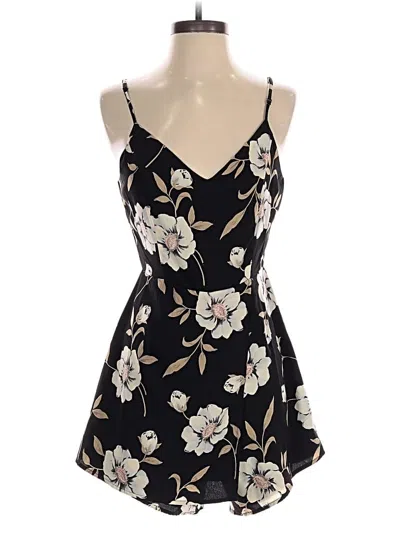 Pre-owned Lulus Romper In Black