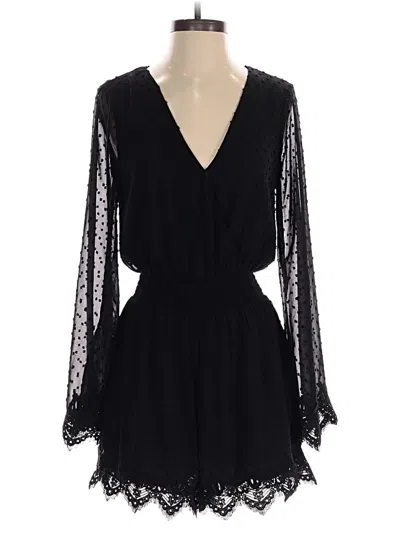 Pre-owned Lulus Romper In Black