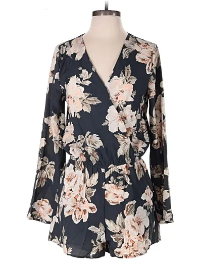 Pre-owned Lulus Romper In Black