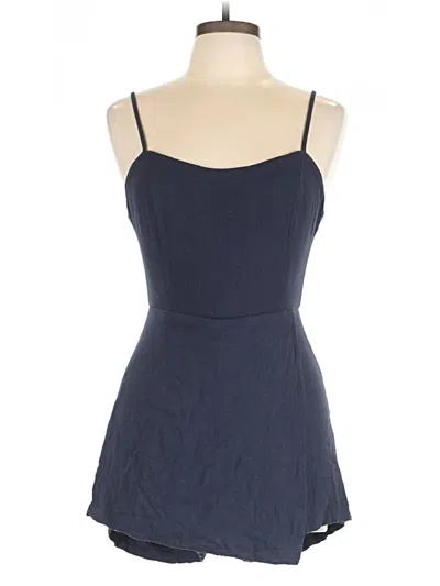 Pre-owned Lulus Romper In Blue