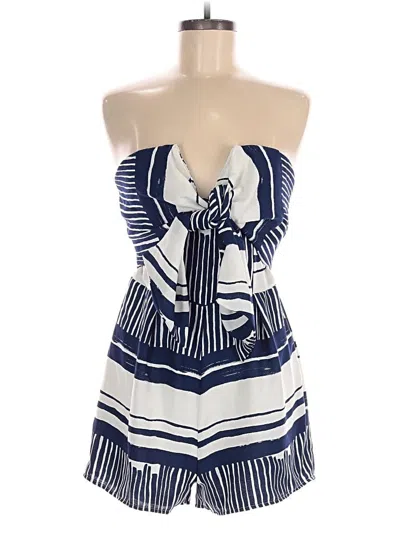 Pre-owned Lulus Romper In Blue