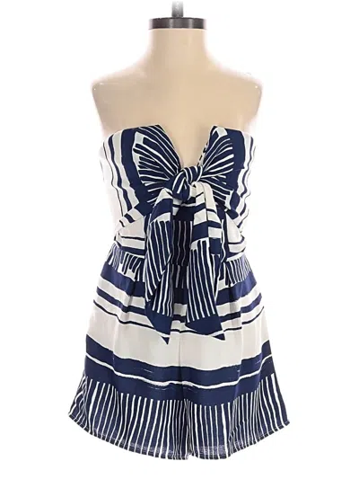 Pre-owned Lulus Romper In Blue