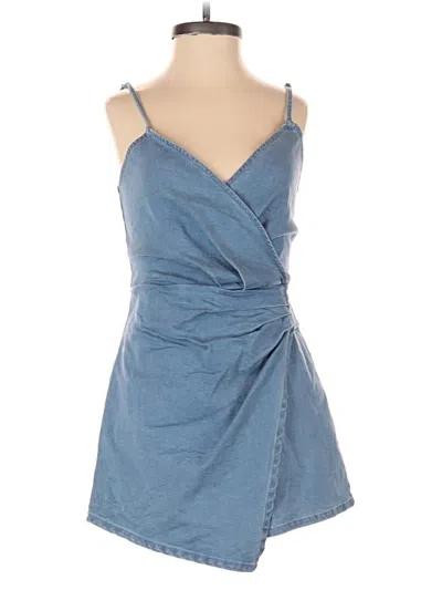 Pre-owned Lulus Romper In Blue