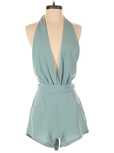 Pre-owned Lulus Romper In Blue
