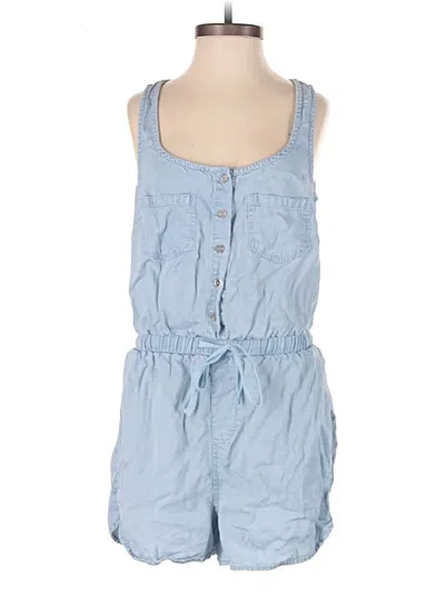 Pre-owned Lulus Romper In Blue