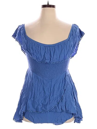 Pre-owned Lulus Romper In Blue