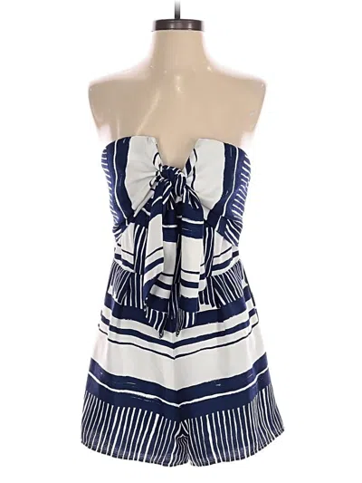 Pre-owned Lulus Romper In Blue