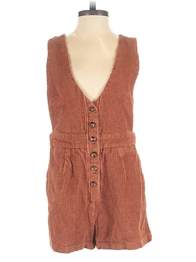 Pre-owned Lulus Romper In Brown