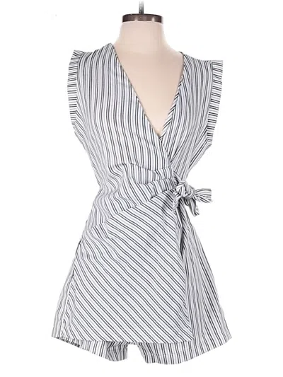 Pre-owned Lulus Romper In Gray