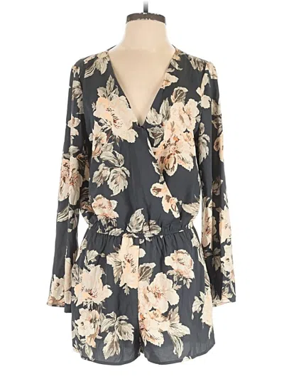 Pre-owned Lulus Romper In Gray