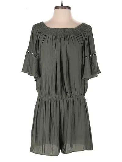 Pre-owned Lulus Romper In Green