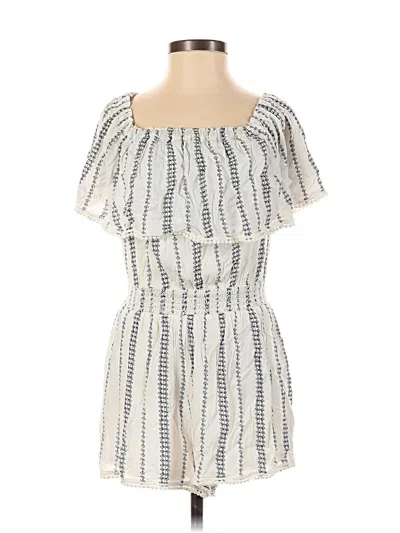 Pre-owned Lulus Romper In Ivory