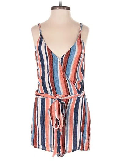 Pre-owned Lulus Romper In Orange