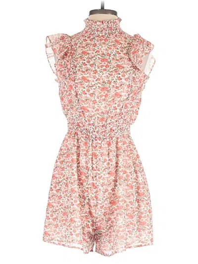 Pre-owned Lulus Romper In Orange