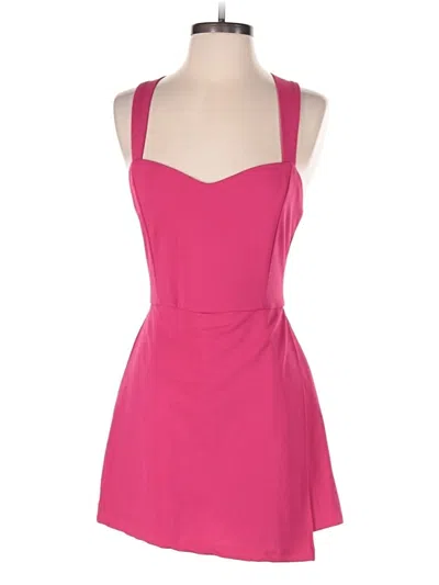 Pre-owned Lulus Romper In Pink