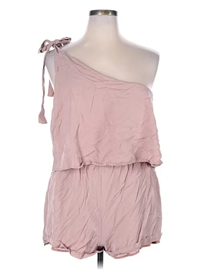 Pre-owned Lulus Romper In Pink