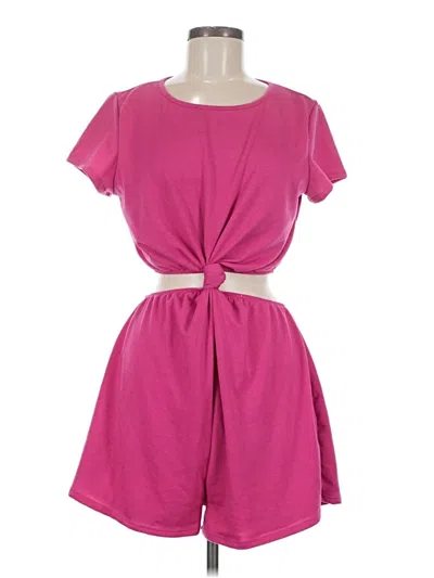 Pre-owned Lulus Romper In Pink