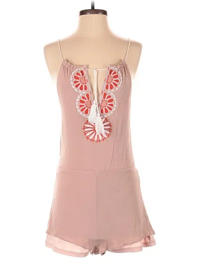 Pre-owned Lulus Romper In Pink