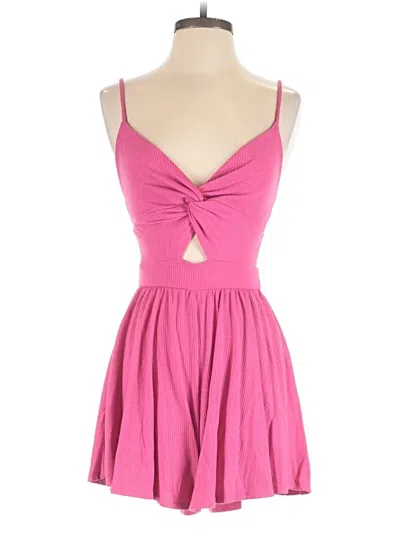 Pre-owned Lulus Romper In Pink