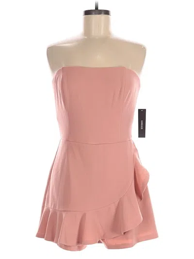 Pre-owned Lulus Romper In Pink
