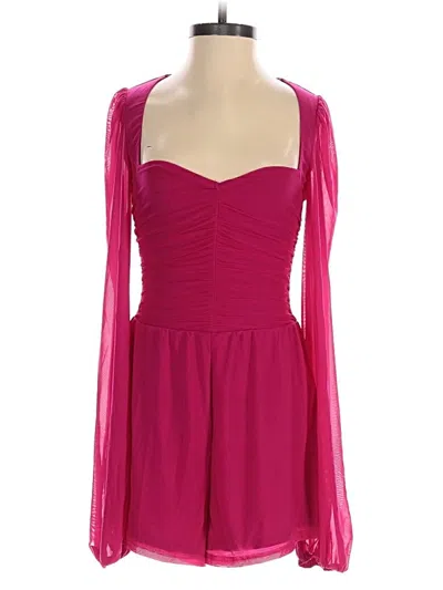 Pre-owned Lulus Romper In Pink