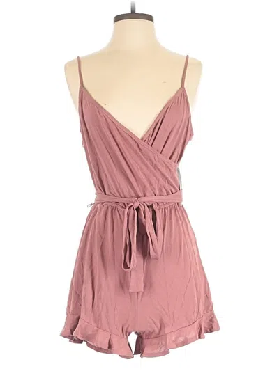 Pre-owned Lulus Romper In Pink