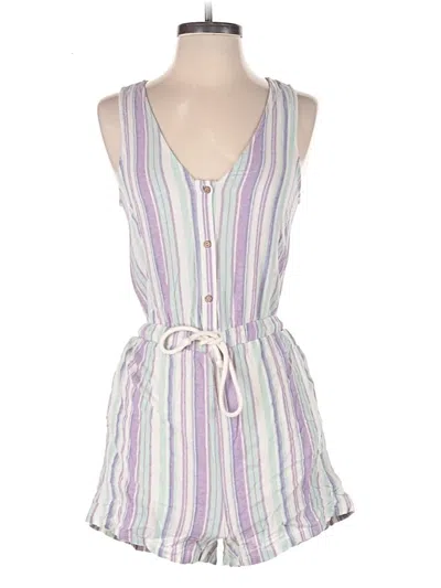 Pre-owned Lulus Romper In Purple