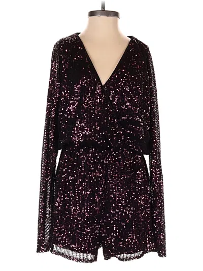 Pre-owned Lulus Romper In Purple