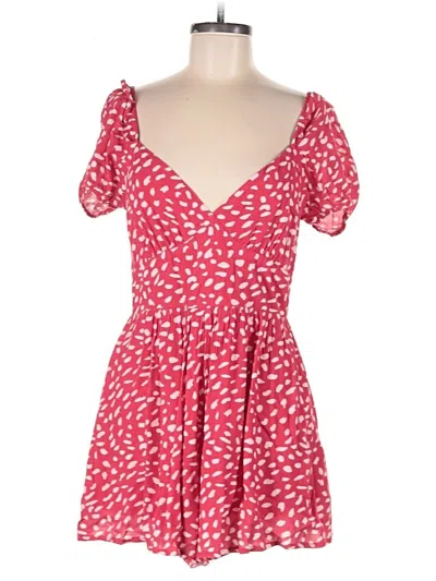 Pre-owned Lulus Romper In Red