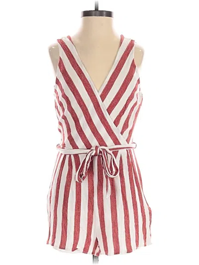 Pre-owned Lulus Romper In Red