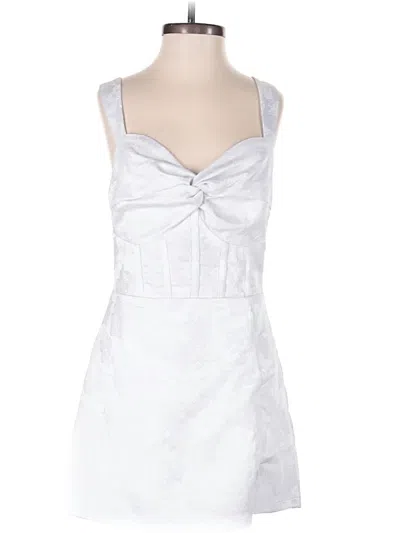 Pre-owned Lulus Romper In Silver