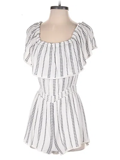 Pre-owned Lulus Romper In White