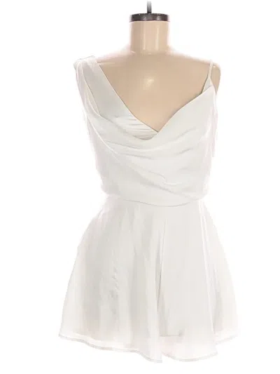 Pre-owned Lulus Romper In White