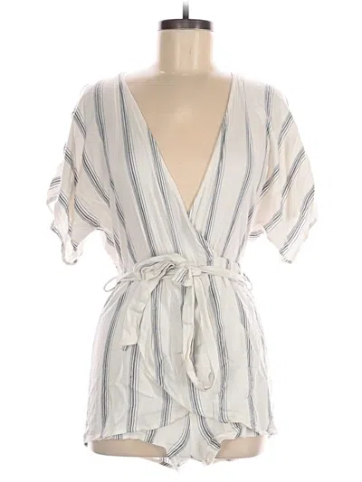 Pre-owned Lulus Romper In White