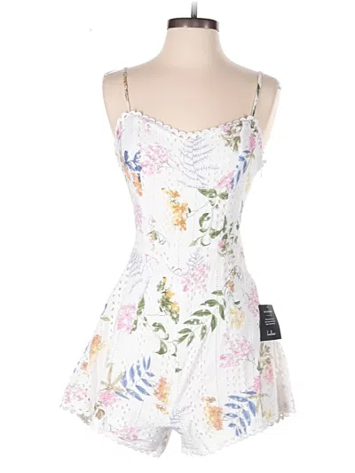 Pre-owned Lulus Romper In White