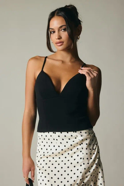 Lulus Sable Black Cropped Tank Top