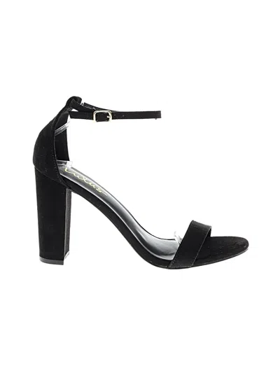 Pre-owned Lulus Sandals In Black