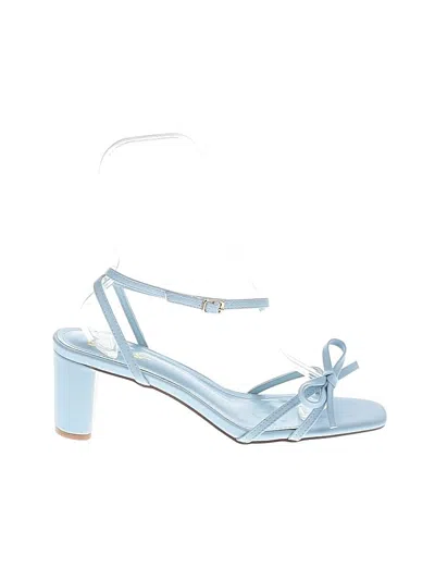 Pre-owned Lulus Sandals In Blue