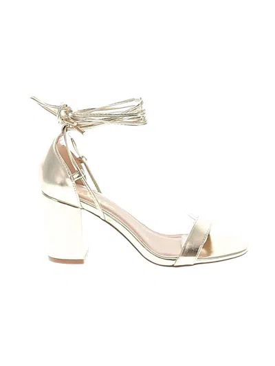 Pre-owned Lulus Sandals In Gold
