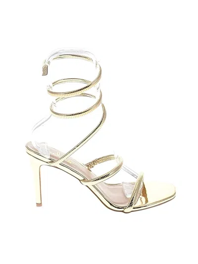 Pre-owned Lulus Sandals In Gold