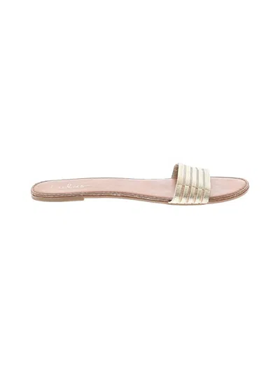 Pre-owned Lulus Sandals In Gold
