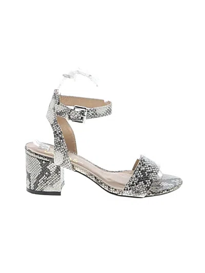 Pre-owned Lulus Sandals In Gray